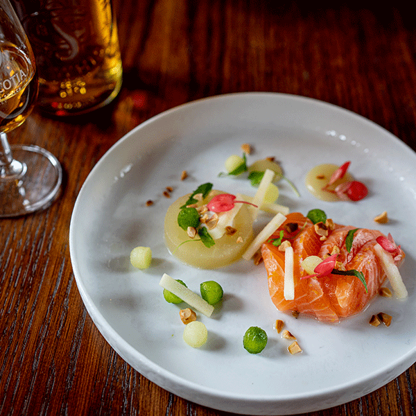 Whisky Cured Salmon with Citrus & Thyme 