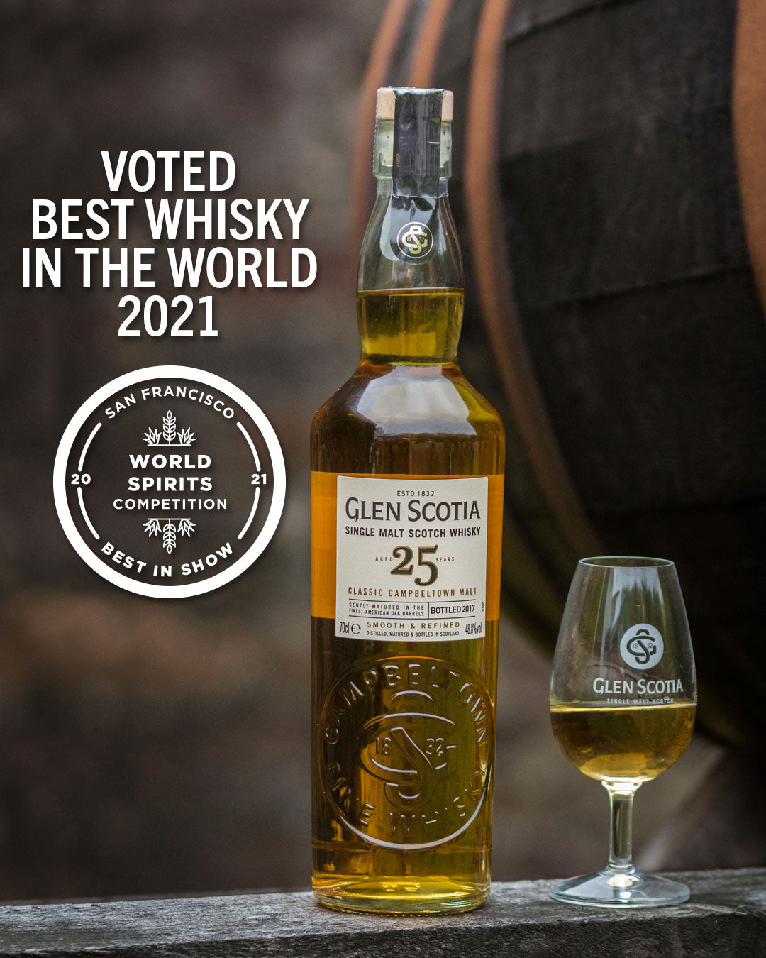 Glen Scotia 25 Year Old Named Best Whisky In The World