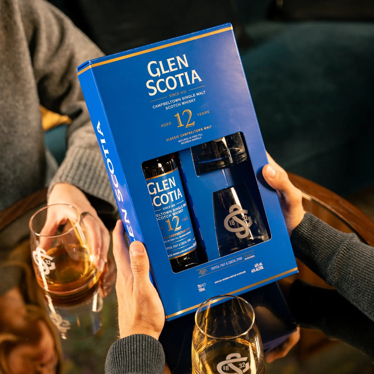 Glen Scotia 12 Year Old Single Malt Scotch Whisky - Gift Pack
