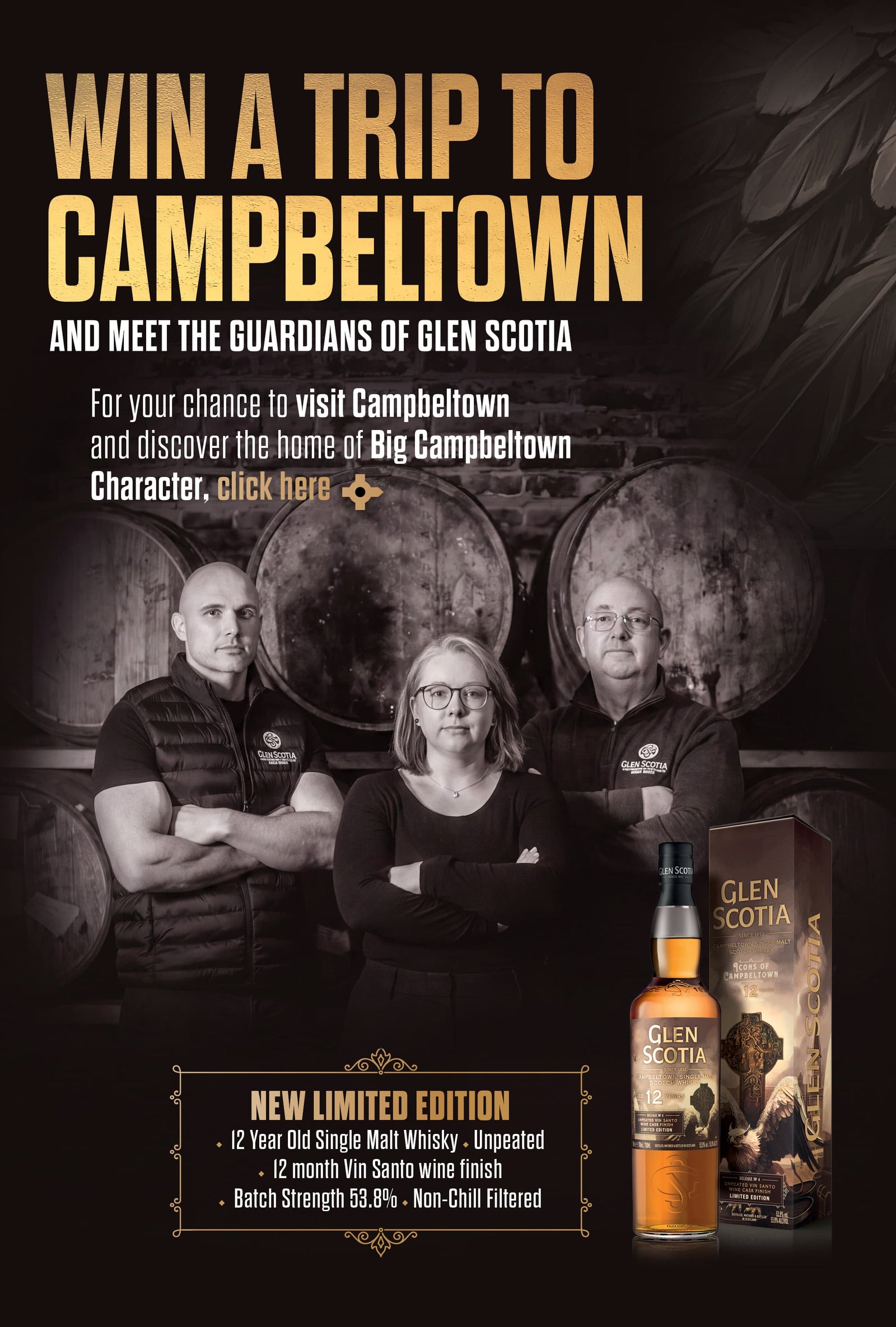 Win a Trip to Campbeltown and meet the Guardians of Glen Scotia