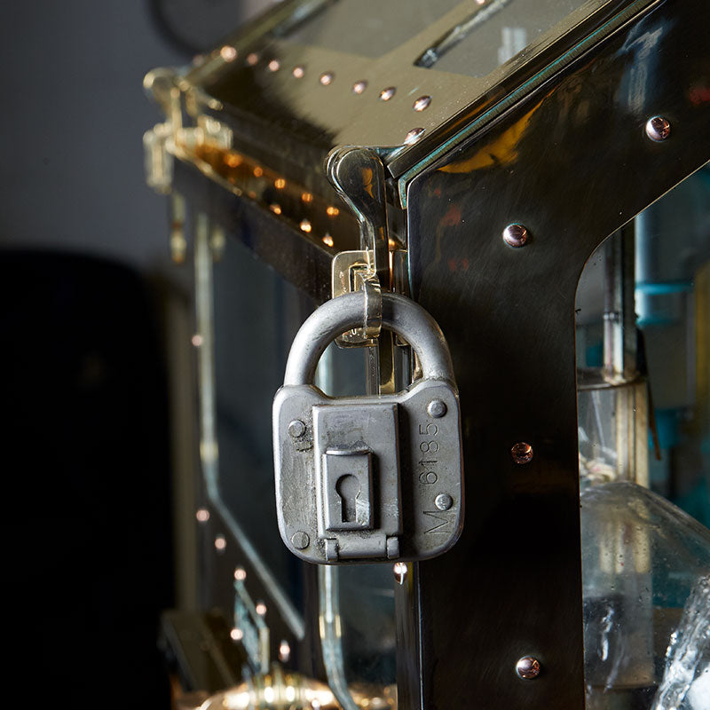 Locked Spirit Safe whisky 