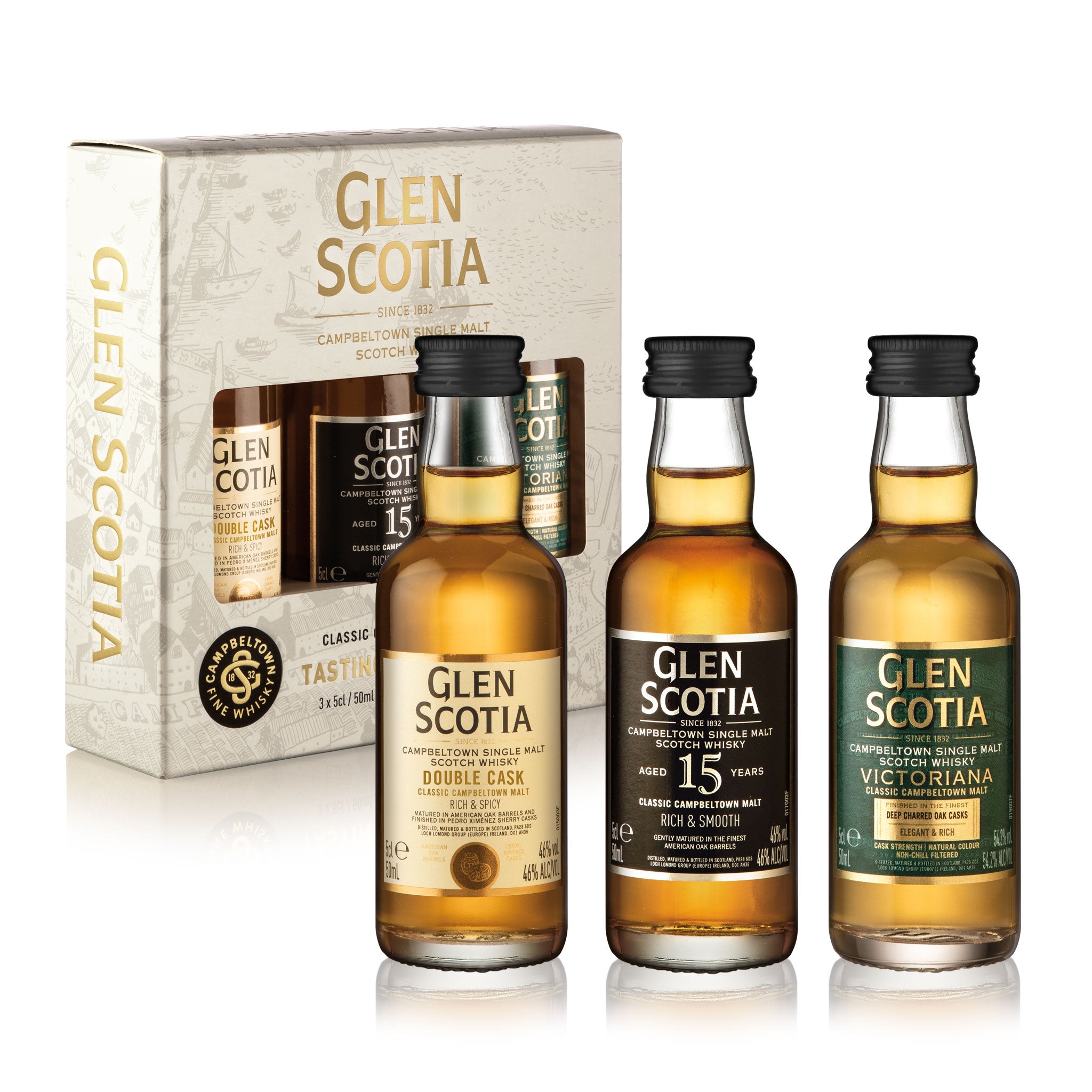 Order the Miniature Whisky Gift Set (3 x 5cl) | Glen Scotia - Glen Scotia